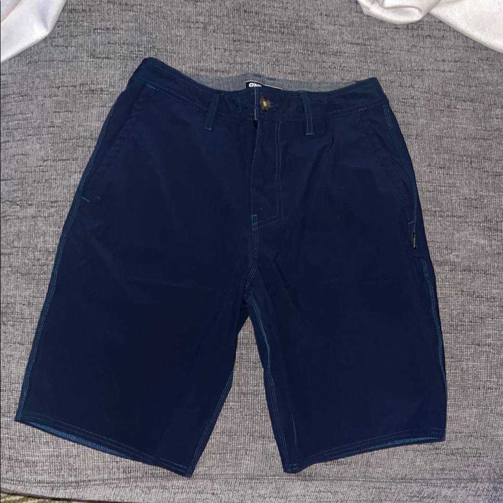 O'Neill Blue Flat Front Shorts Casual Style